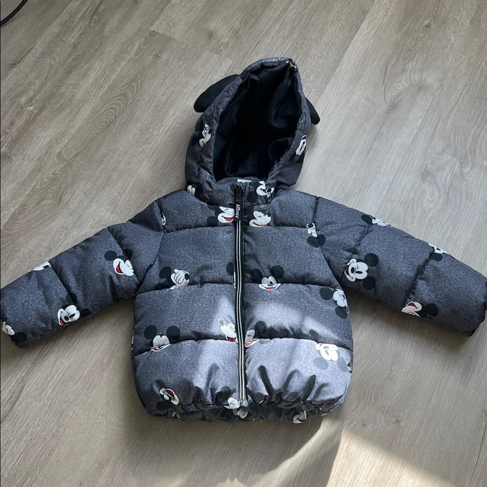 H&M Black and White Mickey Mouse Jacket